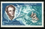 Stamps Monaco -  A de la Martine