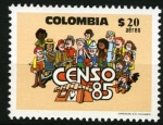 Sellos de America - Colombia -   Censo 85