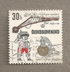 Sellos de Europa - Checoslovaquia -  Pistola de 1580