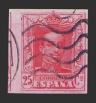 Stamps : Europe : Spain :  Alfonso XIII - 25 c.