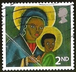 Stamps : Europe : United_Kingdom :  VIRGEN NEGRA