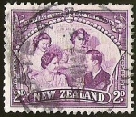 Stamps New Zealand -  LA FAMILIA REAL