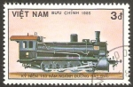 Stamps Vietnam -  634 - locomotora