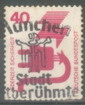 Stamps Germany -   ALEMANIA_SCOTT 1079.01 ENCHUFE DEFECTUOSO. $0.2