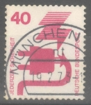 Stamps Germany -  ALEMANIA_SCOTT 1079.02 ENCHUFE DEFECTUOSO. $0.2