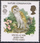 Stamps United Kingdom -  EUROPA 1986. LECHUZA
