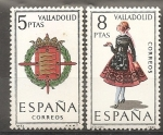 Sellos del Mundo : Europa : Espa�a : Escudo y traje típico (Valladolid)