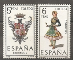 Sellos de Europa - Espa�a -  Escudo y traje típico (Toledo)