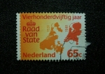 Sellos de Europa - Holanda -  Mapa