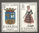Sellos de Europa - Espa�a -  Escudo y traje típico (Madrid)