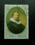 Sellos del Mundo : Africa : So_Tom_and_Prncipe : Rembrandt: Retrato de un Hombre