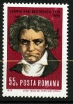 Stamps : Europe : Romania :  Beethoven