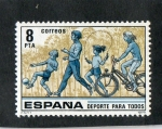 Stamps : Europe : Spain :  2517- DEPORTE PARA TODOS