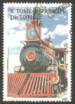 Stamps : Africa : S�o_Tom�_and_Pr�ncipe :  1245 F - locomotora a vapor