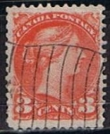 Stamps Canada -  Scott  37b  Reina Victoria (9)