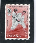 Stamps Spain -  2450-  X CAMPEONATO DEL MUNDO DE JUDO BARCELONA 1977