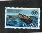 Stamps Spain -  2340- JUEGOS OLIMPICOS MONTREAL 1976- TRAINERAS