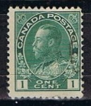 Sellos de America - Canad -  Scott  104  Rey George V (6)