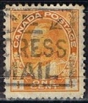 Stamps Canada -  Scott  105  Rey George  V (2)