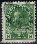Stamps Canada -  Scott  107  Rey George V (3)