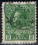 Sellos de America - Canad -  Scott  107  Rey George V (3)