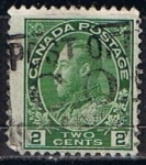 Sellos de America - Canad -  Scott  107  Rey George V (4)