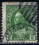 Sellos de America - Canad� -  Scott  107  Rey George V (7)