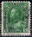 Sellos de America - Canad� -  Scott  107  Rey George V (8)