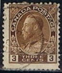 Sellos de America - Canad� -  Scott  108  Rey George V (6)