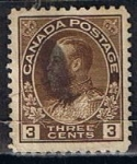 Stamps Canada -  Scott  108  Rey George V (9)