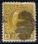 Sellos de America - Canad -  Scott  110 Rey George  V (4)