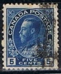 Stamps Canada -  Scott  111  Rey George V (3)
