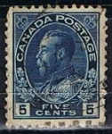 Sellos de America - Canad� -  Scott  111  Rey George V (6)