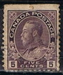 Sellos de America - Canad -  Scott  112  Rey George V (3)