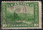 Stamps Canada -  Scott  155  Hielo coronando las montañas Rocosas