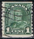 Stamps Canada -  Scott  163  Rey George V (3)