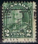 Sellos de America - Canad -  Scott  164  Rey George V (5)