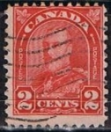Stamps Canada -  Scott  165  Rey George V (2)