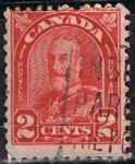 Stamps Canada -  Scott  165  Rey George V (4)