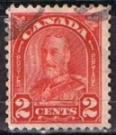 Stamps Canada -  Scott  165  Rey George V (5)