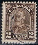 Sellos de America - Canad -  Scott  166  Rey George V