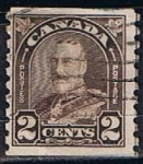 Stamps Canada -  Scott  166  Rey George V (5)