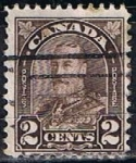 Stamps Canada -  Scott  166  Rey George V (7)