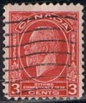 Sellos de America - Canad -  Scott  192  Rey George V (4)