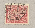 Stamps Czechoslovakia -  Figura alegórica