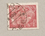 Stamps Czechoslovakia -  Figura alegórica
