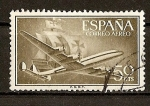 Stamps Spain -  Superconstellation y nao Santa Maria.