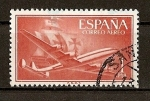 Stamps Spain -  Superconstellation y nao Santa Maria.