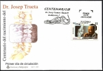 Stamps Spain -  Centenario nacimiento del Dr. Josep Trueta - SPD