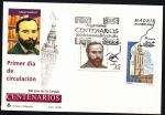 Stamps Spain -  Centenarios - Angel Ganivet - 800 aniversario de  La Giralda - SPD